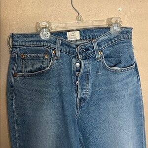 Levi's Light Blue 501 Curve Denim